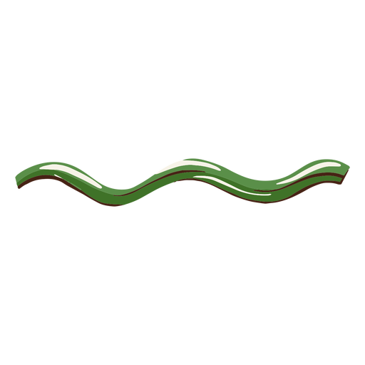 Curly line shape illustration