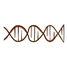Ilustración de genes de adn Diseño PNG Transparent PNG