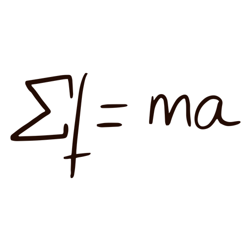 Equation hand drawn PNG Design