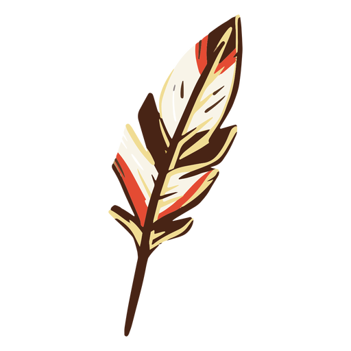 Feather quill illustration PNG Design