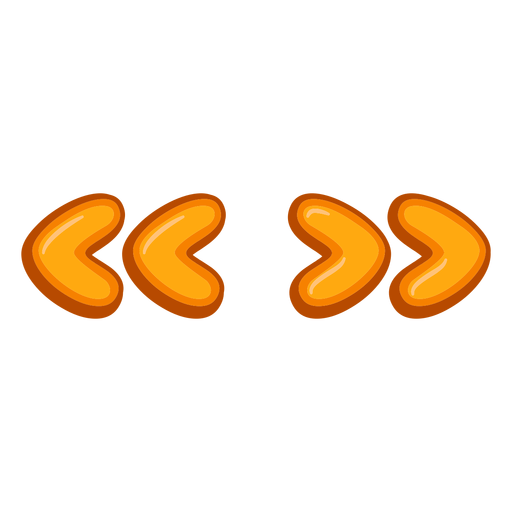 French quotation marks punctuation glossy Transparent PNG & SVG