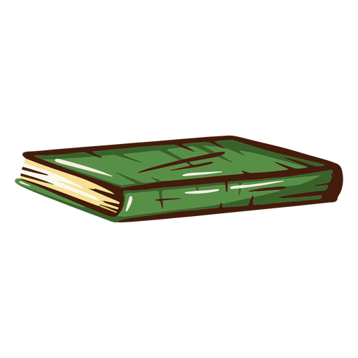 Green school book illustration PNG Design