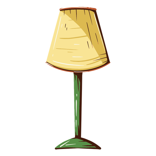 Ilustração de lâmpada de casa Desenho PNG