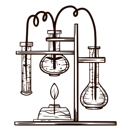 Laboratory equipment hand drawn - Transparent PNG & SVG vector file