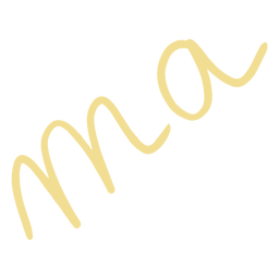 Ma Briefe kritzeln PNG-Design