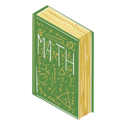 Math Book Illustration PNG & SVG Design For T-Shirts