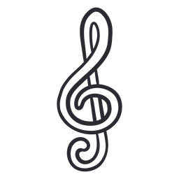 Music note stroke Transparent PNG
