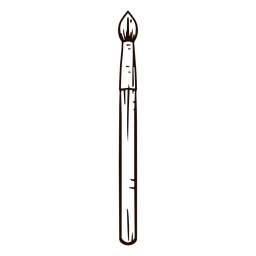 Pincel de pintura dibujado a mano Diseño PNG