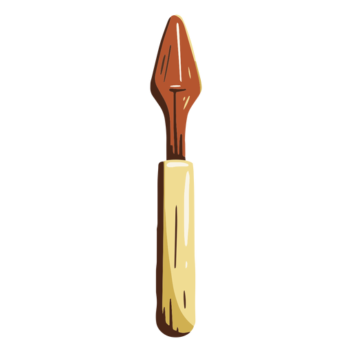 Palette knife illustration PNG Design