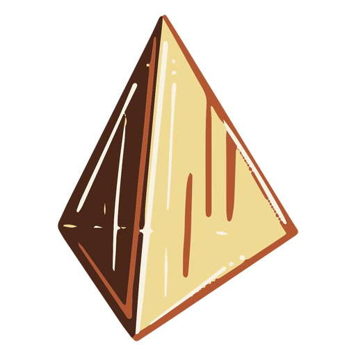 Pyramid shape illustration
