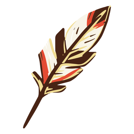 Quill feather illustration PNG Design