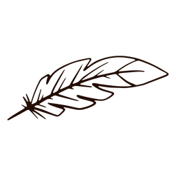 Quill pen hand drawn Transparent PNG