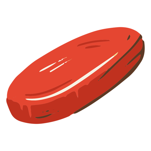 Rote Gummiillustration PNG-Design