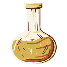 Round bottom flask experiment illustration PNG Design Transparent PNG