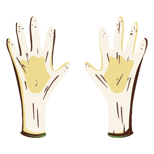 Abbildung der Schutzhandschuhe PNG-Design