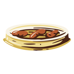 Sausages food illustration PNG Design