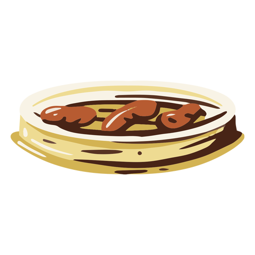 Sausages food illustration PNG Design