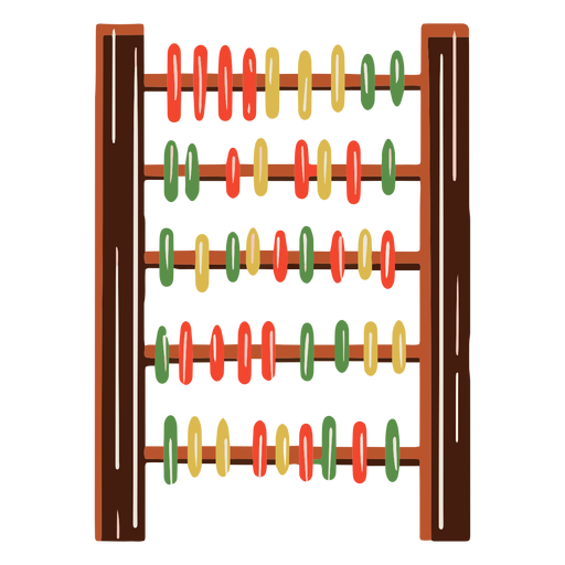 School abacus illustration PNG Design