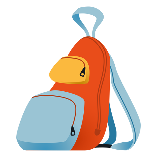 School backpack illustration backpack - Transparent PNG & SVG vector file
