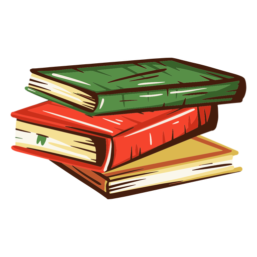 stack of books vector png