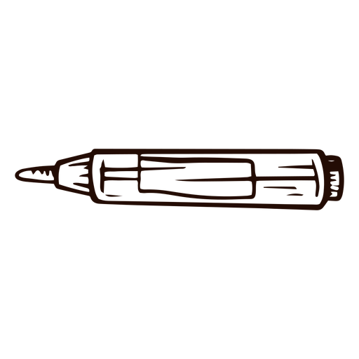 Schulmarker Hand gezeichnet PNG-Design