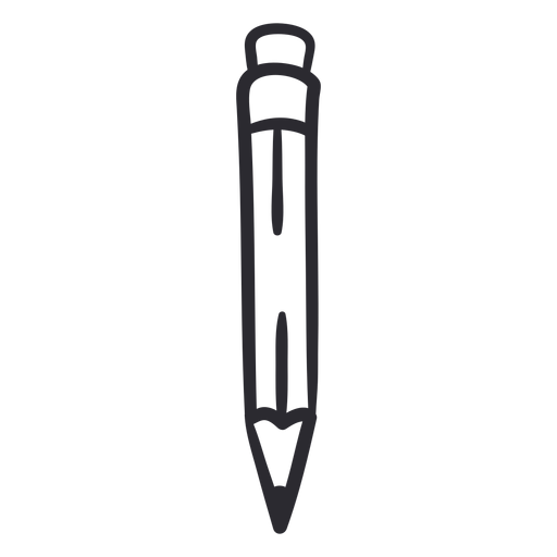 School pencil stroke - Transparent PNG & SVG vector file