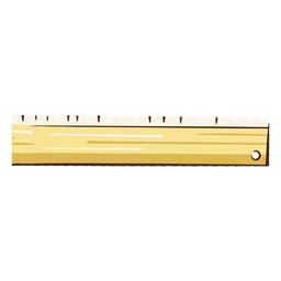 School ruler illustration PNG Design
