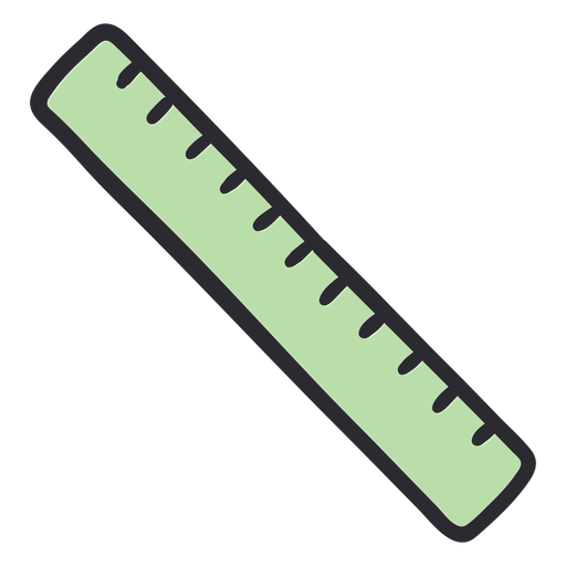 School ruler stroke color - Transparent PNG & SVG vector file