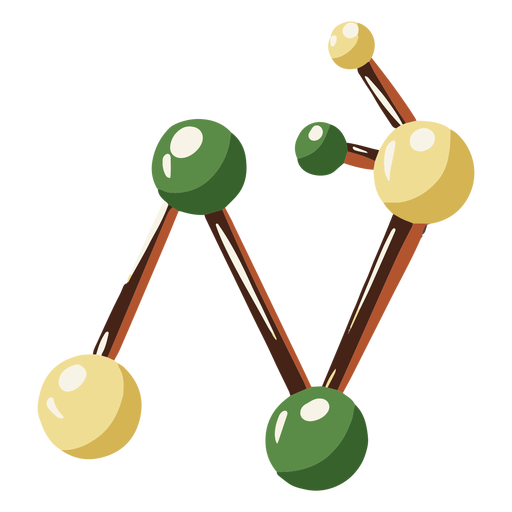 Science molecules illustration
