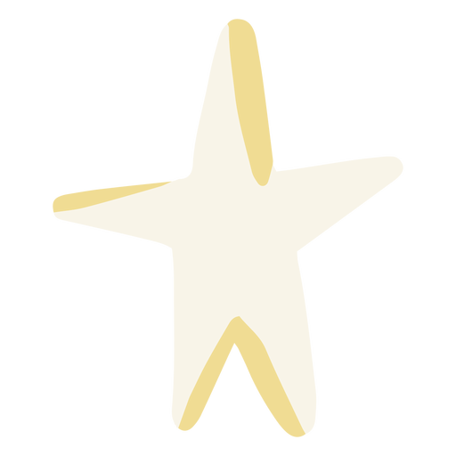 Simple star illustration star PNG Design