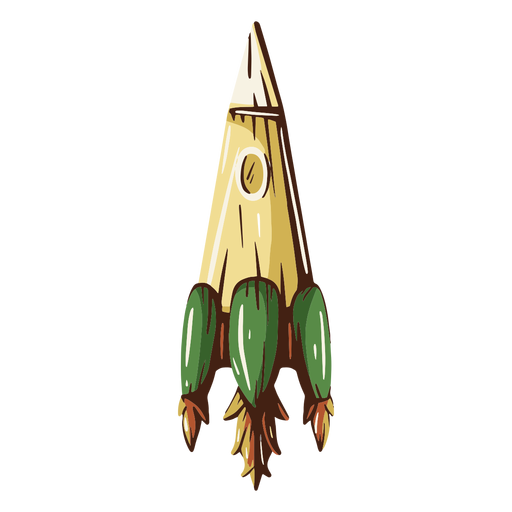 Space rocket illustration rocket hand drawn PNG Design