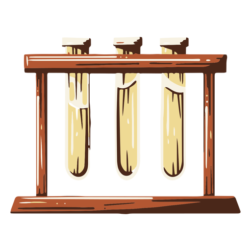 Test tube rack illustration