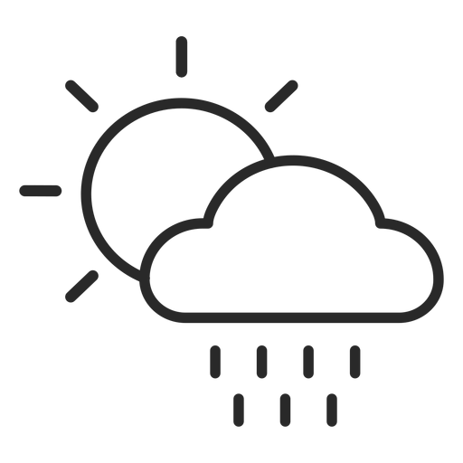 Wetter-Schlag-Symbol PNG-Design