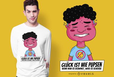 Diseño de camiseta cita divertida vida alemana Diseño de camiseta cita divertida vida alemana