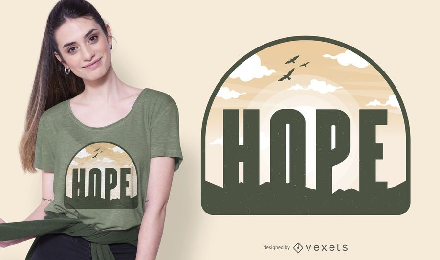 Hope sky t-shirt design Hope sky t-shirt design