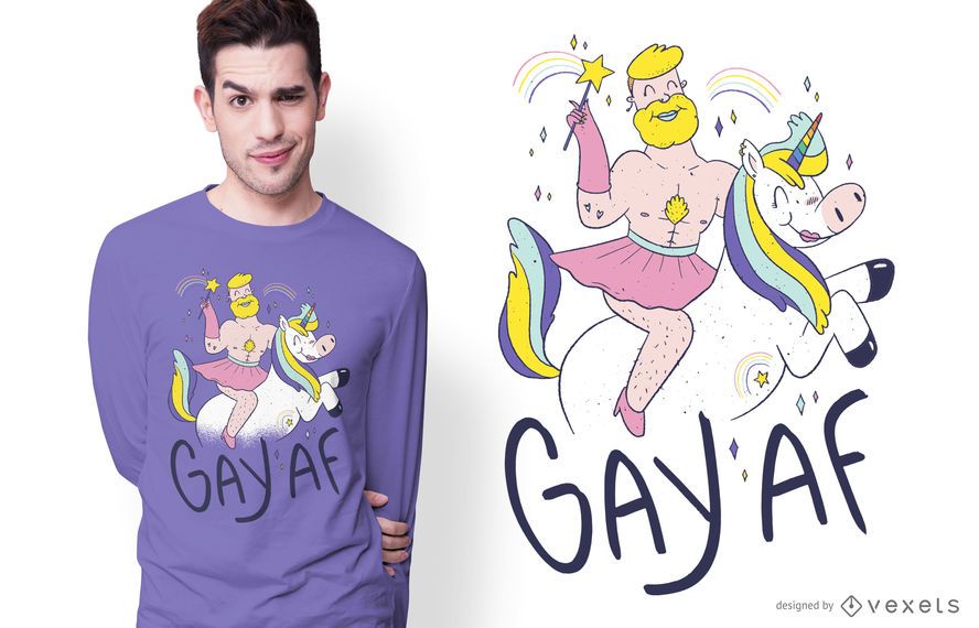 Gay AF T-shirt Design Gay AF T-shirt Design