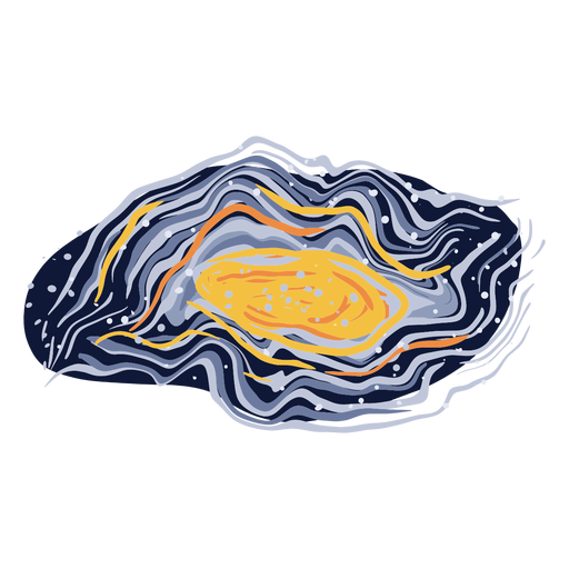 Abstract galaxy illustration PNG Design
