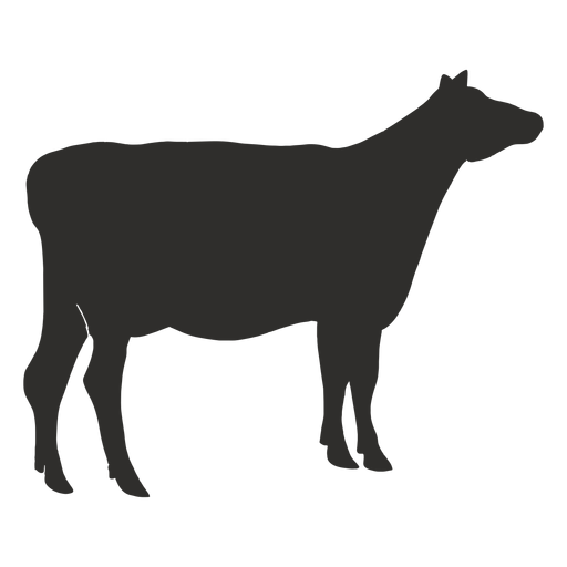 Silhueta de vaca animal Desenho PNG