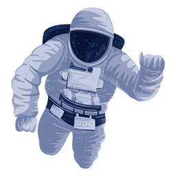 Ilustración del espacio astronauta Diseño PNG Transparent PNG