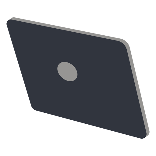 Rückwärts Tablette flach PNG-Design