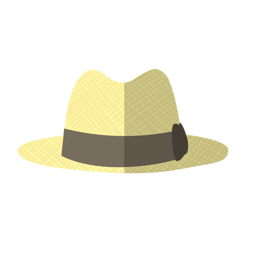Ilustración de sombrero de mujer de playa Diseño PNG
