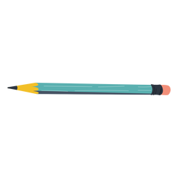 Blue pencil illustration Transparent PNG