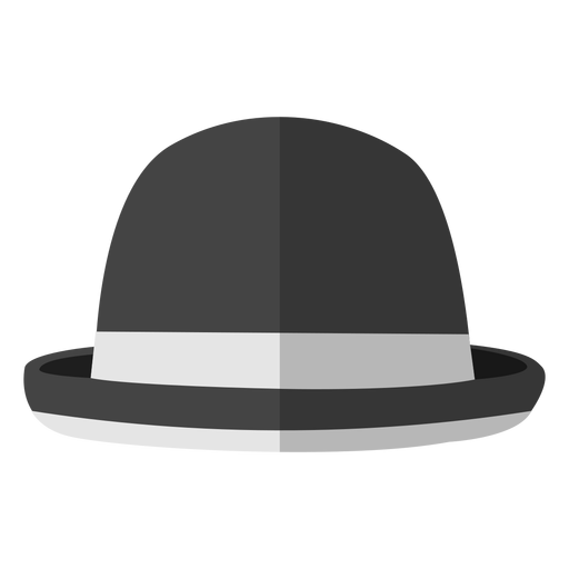 Bowler hat illustration - Transparent PNG & SVG vector file