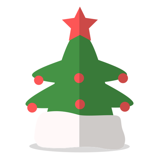 Weihnachtsbaumhutillustration PNG-Design