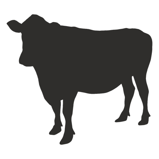 Cow side silhouette PNG Design