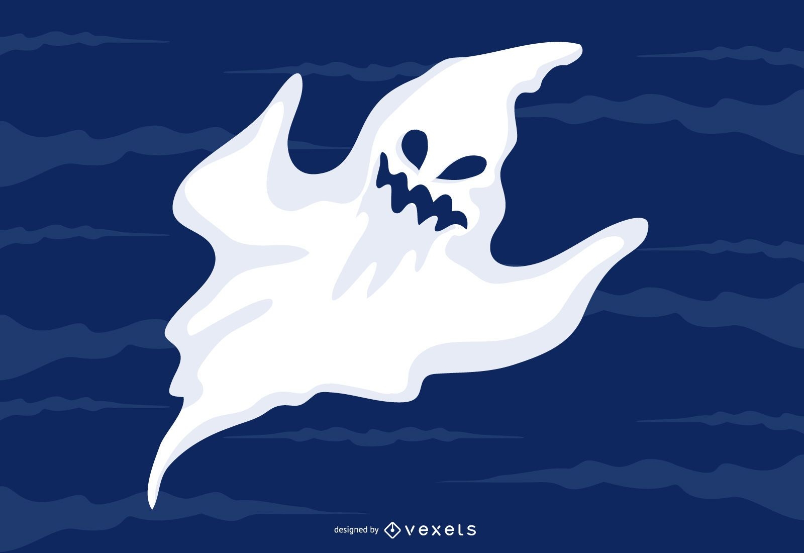 Ghost character illustration