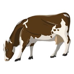 Ilustração comendo vaca Desenho PNG