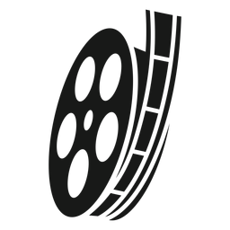 Bobina de filme preta Desenho PNG