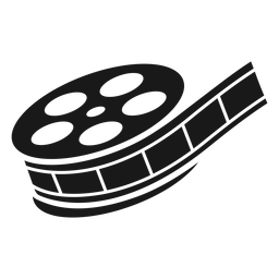 Filmrolle schwarz PNG-Design