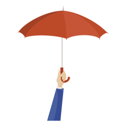 Ilustração de guarda-chuva vermelho Desenho PNG